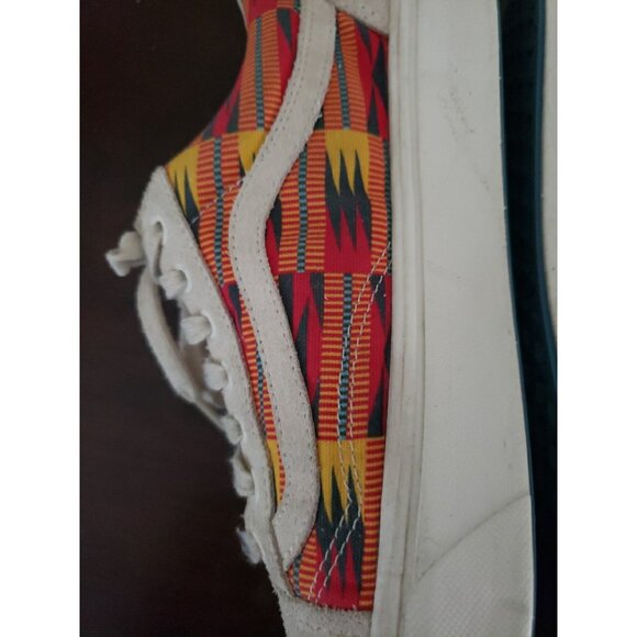 Vans Union X Old Skool 'Kente Cloth' Mens 10.5 Africa Skater Suede Low Top - Picture 8 of 13